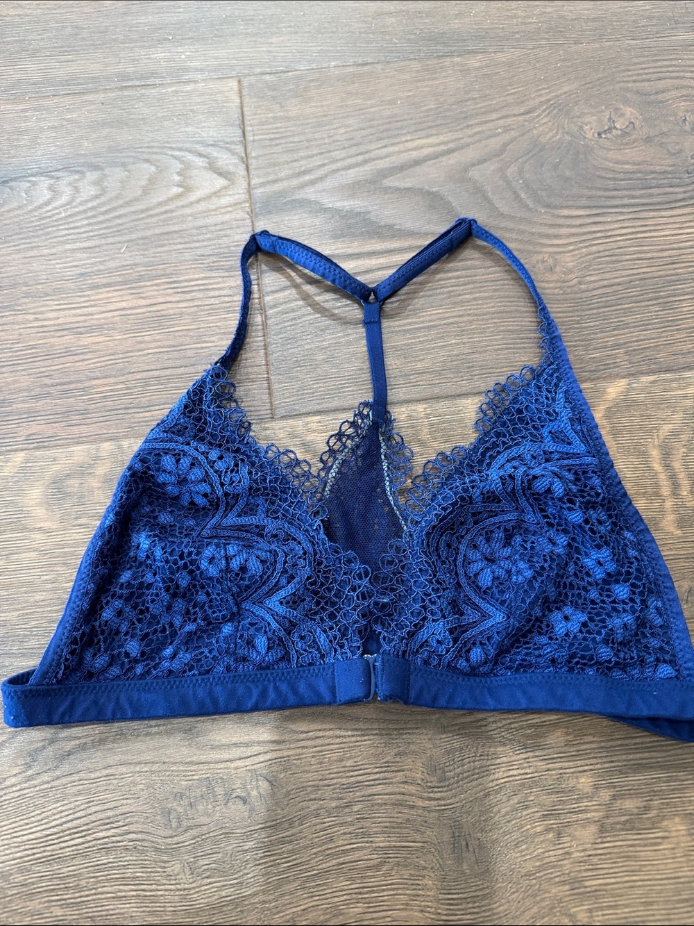 Victoria's Secret Navy Lace Racerback Bralette